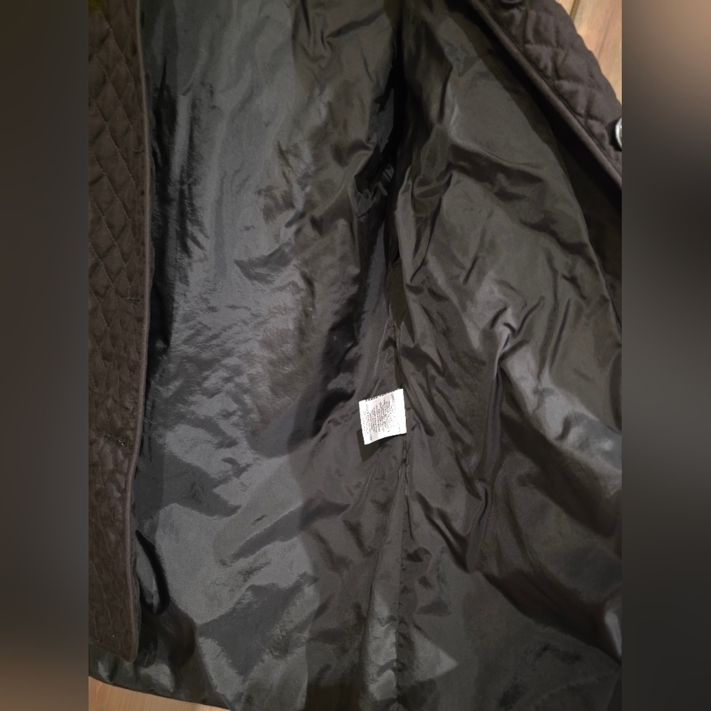 MARVIN RICHARDS Vintage Quilted Black Button Jacket Size Large - Picture 3 of 7